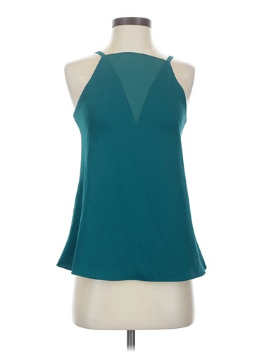 Cooper & Ella Women Green Sleeveless Blouse S