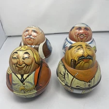 Vintage Bristol Ware Roly Poly Tin Mayo’s Cut Plug Tobacco Tin Figure Lot