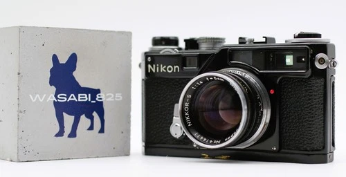 S/N622xxxx [ Opt Near Mint ] Nikon SP Black Film Camera 5cm F1.4 Lens From JAPAN