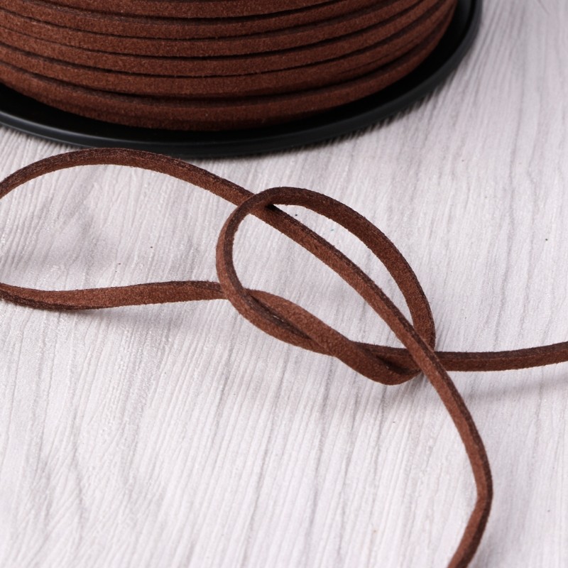 Faux Suede Cord with Roll Spool Leather String Thread Cord for DIY ...
