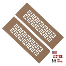 6x2Inch Door Air Vent Cover, 1 PCS Heavy Duty Aluminum Grille Ventilation