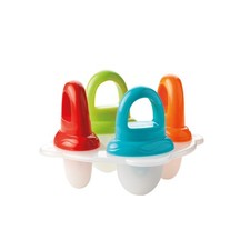Nuby Fruitsicles 4 Stampi Ghiaccioli Colorati con Manici 6 Mesi