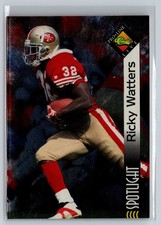 1994 Pro Line Live #PB17 Ricky Watters Spotlight San Francisco 49ers