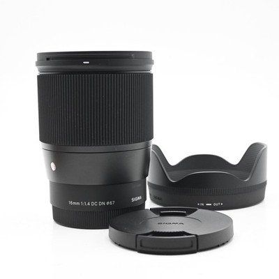 Sigma AF 16mm f1.4 C DC DN Contemporary 017 Lens Sony E-Mount #063