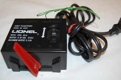LIONEL WORKING TRANSFORMER MODEL NO4065 120V 60HZ 0-18VDC 19VAC 5.5VA MAX OUTPUT