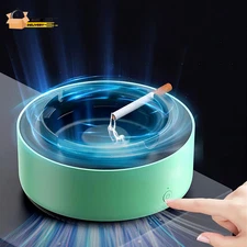 Smokeless Ashtray, 2 in 1 Air Purifier Multifunctional Smokeless Ashtrays With