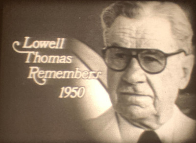 Super-8 Sound  LOWELL THOMAS REMEMBERS 1950 Blackhawk Films 600 ft  28 min