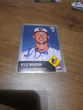 Kyle Bradish Signed IP Autograph Topps Chrome Rookie Card Baltimore Orioles