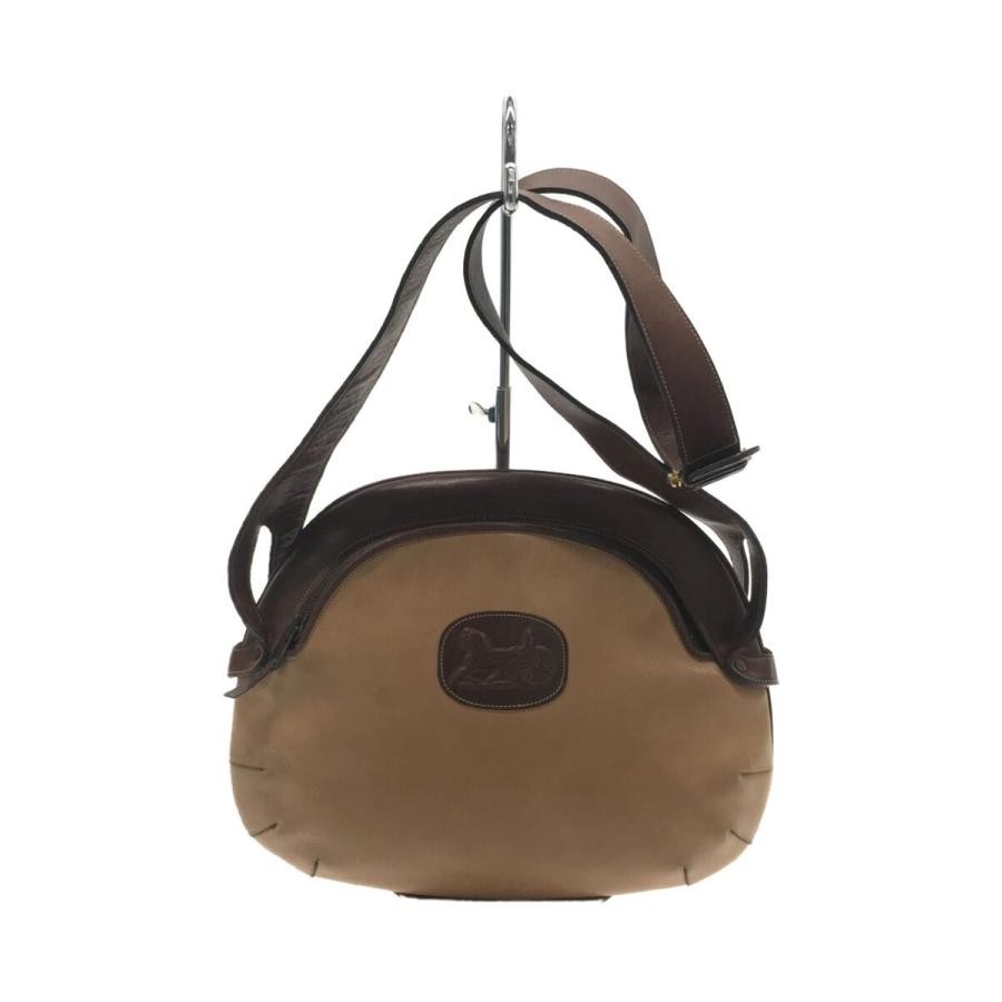 CELINE shoulder bag/leather/brown/Old Celine/stains// from Japan
