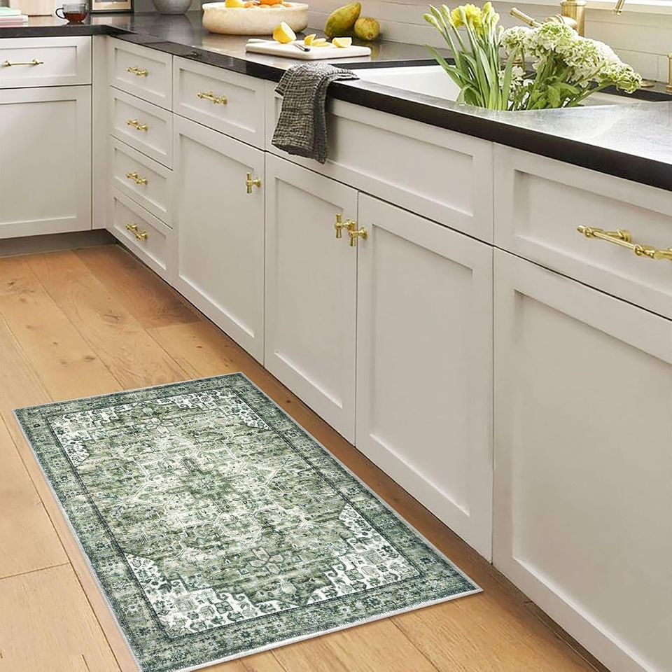 Compact Outlets For Kitchen 2X3 Small Washable Area Rug Entryway Door Mat Indoor Kitchen Runner ...