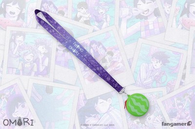 OMORI Watermelon Neck Pouch 3.1 inch Lanyard Audrey Wener Fangamer Japan Basil