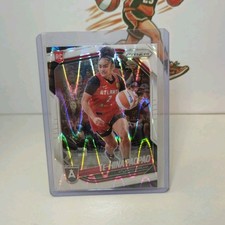 2025 Panini Prizm WNBA Te-Hina Paopao Rookie - White Seismic Prizm Parallel #61