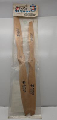 Vintage Top Flight 22x6 10'' Propeller TOPQ 5241 Power Point Advanced Wood RC Set