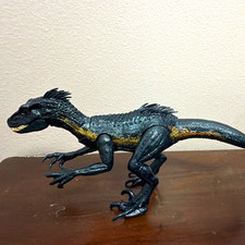 Jurassic World Raptor Dinosaur Figure 2015 Hasbro Sound Toy Action Works Dino JW