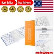 Transparent GhostCover Protector for Magic Keyboard A2449/A2450 - 0.12mm Thin