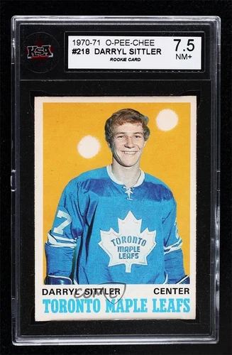 1970-71 O-Pee-Chee Darryl Sittler #218 KSA 7.5 Rookie RC HOF