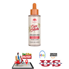 After Shave Serum Coco Colada, Skin Smoothing, Ingrown Hair Prevention, 4.3 Fl