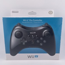 Nintendo Wii U Pro Controller OEM Black Brand New Factory Sealed