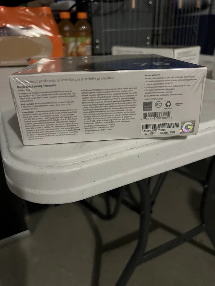 Nest Pro 3rd Gen Learning Thermostat (SEALED BRAND NEW) - Image 4 of 4