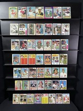 Topps Vintage HOF Baseball 50-Card Lot GD-PR Pete Rose/ Reggie Jackson 60s 70s