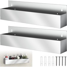 2 PCS Stainless Steel Bottle Holder,22 Single Speed Rail Stainless Steel Liquor