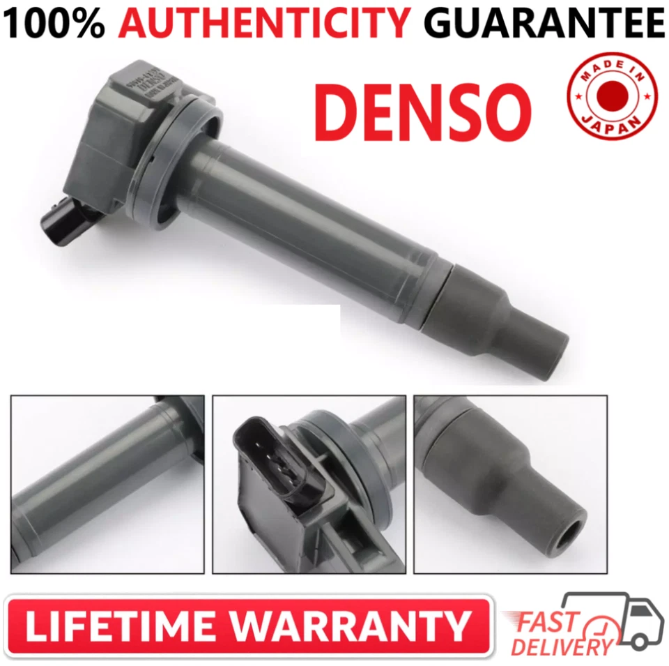 Bobinas de encendido x8 OEM DENSO para Toyota y Lexus 1998-2009 4,3 L 4,7 L, 90080-02249 Foto 2 de 3