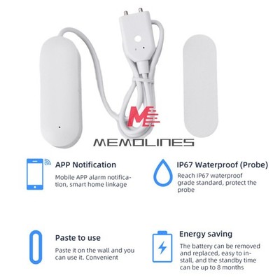 Smart Water Leakage Alarm Detector Water Leak Sensor Flood Alert Overflow New #z
