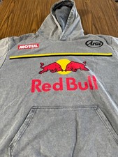 Red Bull Racing F1 Vintage Hoodie Sz L - Motul Alpinestars [HOD-REDBULL-G/R-L]