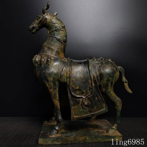 shangzhou dynasty Bronze ware Fengshui sacrifice animal Warhorse horse statue