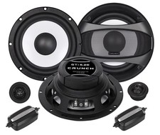 CRUNCH Auto 2-Wege Lautsprecher Kompo GTI6.2E - 165mm/16,5cm - 200 Watt