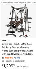 Marcy Smith Cage SM4008 Workout Machine Home Gym