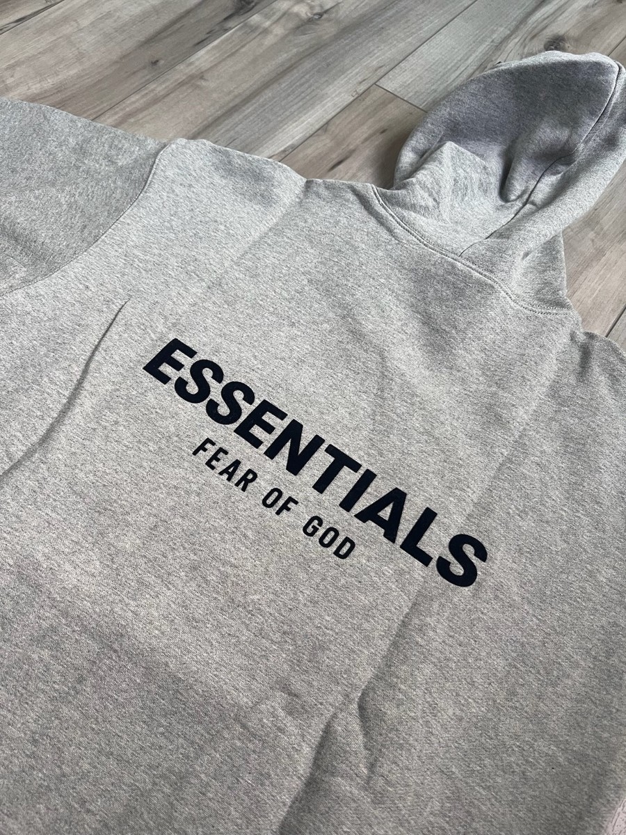 Fear of God Essentials S22 Hoodie Dark Oatmeal XS-XL Size | eBay