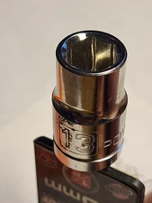 Powerbuilt 1/2 inch Drive Socket - 13mm - 12pt - CR-V NOS  #642090