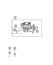 Genuine Mopar Primary Electric Coolant Pump 05048936af