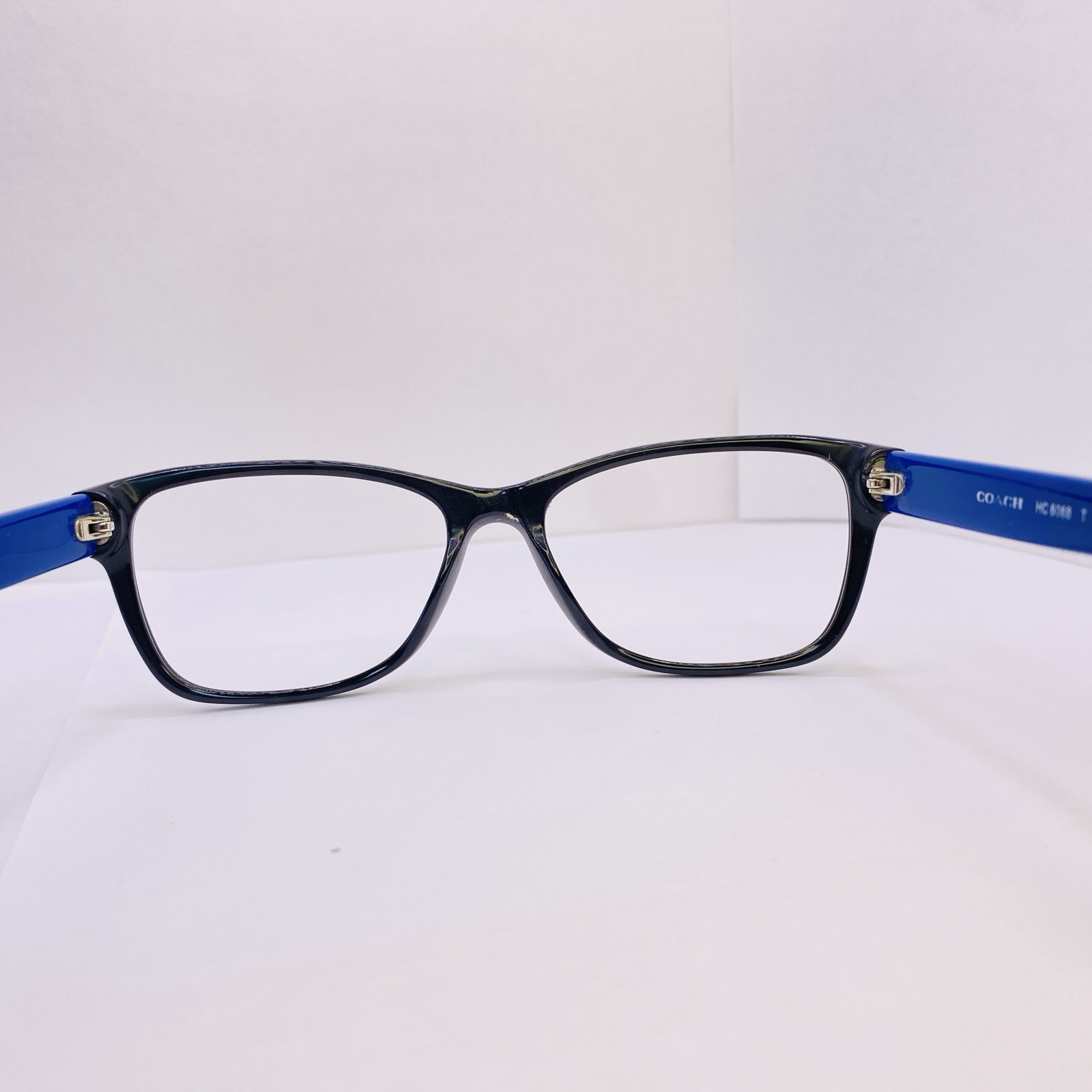 Coach Eyeglasses Sunglasses HC 6068 5282 Black Blue Logo Text 52 [] 16 135 MM thumbnail 8
