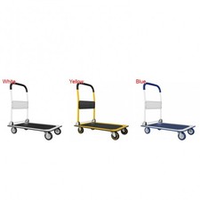 Heavy-Duty Foldable Push Cart Dolly 330 lbs Capacity Flatbed Hand Truck