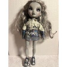 Rainbow High Shadow Series 1 Nicole Steel-Grayscale Fashion Doll Clothed