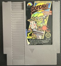 Gotcha! The Sport! (Nintendo NES, 1987) Game Cartridge. Tested. Authentic
