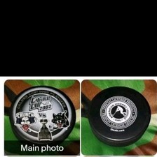 2002 SYRACUSE CRUNCH VS CHICAGO WOLVES CALDER CUP PLAYOFFS PUCK MADE IN 🇸🇰