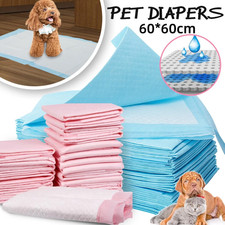 50-200PC 60x60CM LARGE PUPPY TRAINING PADS TOILET PEE WEE MATS PET DOG ABSORBENT