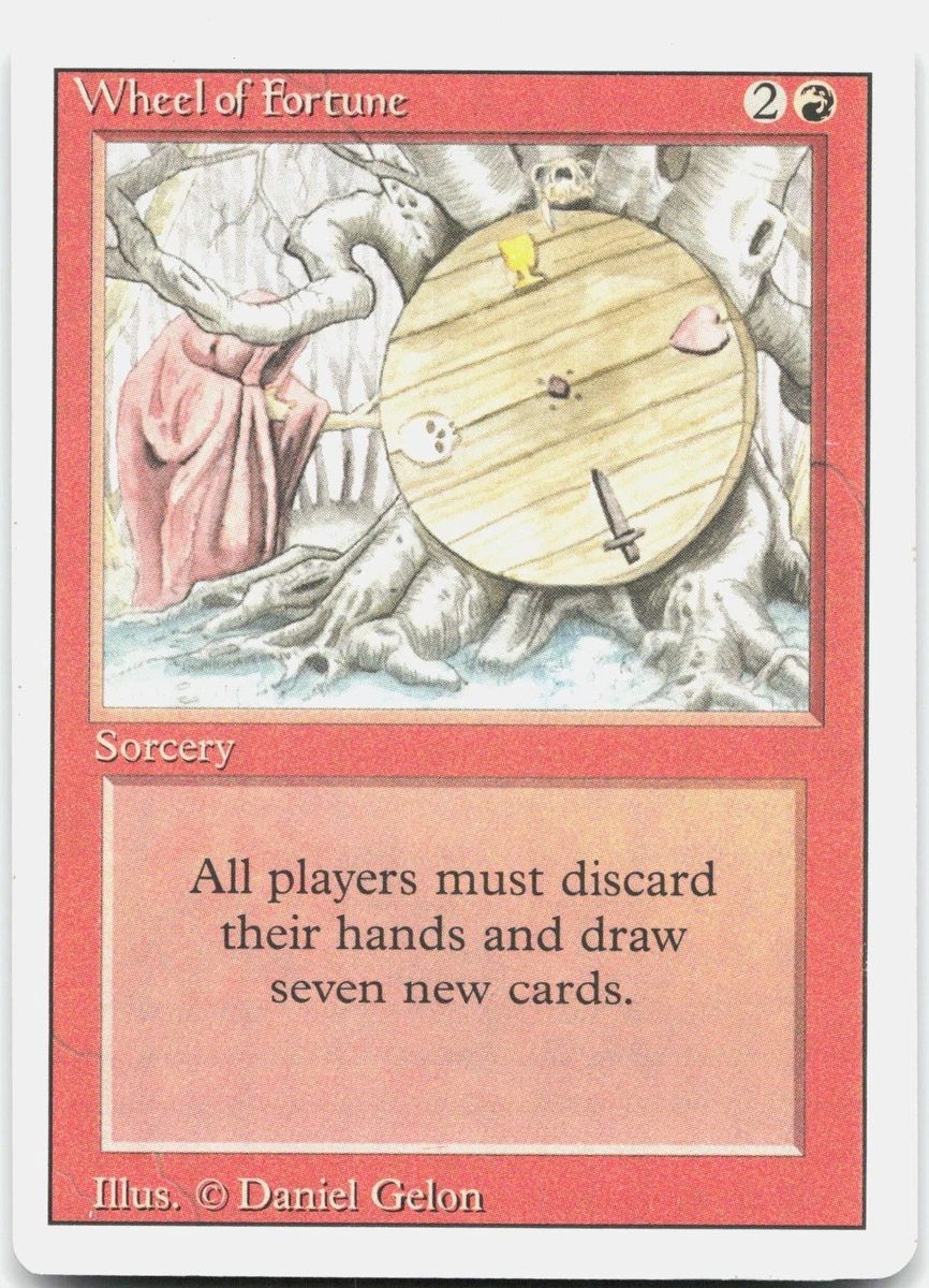 Wheel Of Fortune In Individual Magic: The Gathering Cards for sale