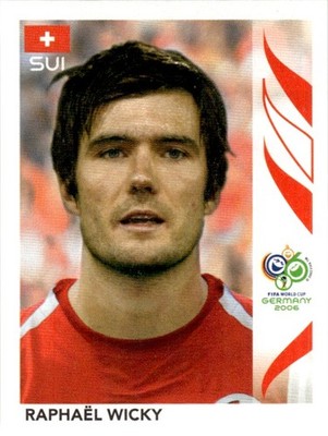 2006 Panini FIFA World Cup Soccer Sticker Raphael Wicky Switzerland #486
