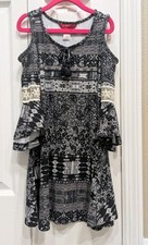 1st Kiss Girls Cold Shoulder Dress Sz L/6X