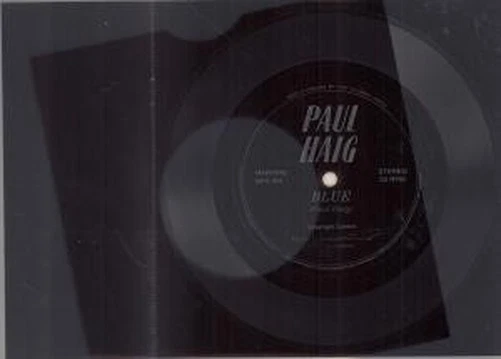Paul Haig Blau 7" Vinyl UK Masterbag Einseitiger Flexidisc BAG003