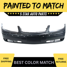Painted To Match For 2000-2002 Chevy Impala Fog Holes Front Bumper