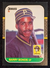 1987 Leaf - Barry Bonds #361 ROOKIE CARD High Grade. rookie card picture