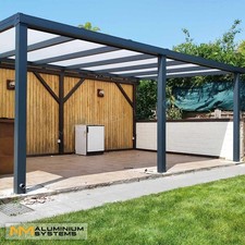 TOP ANGEBOT!Aluminium Terrassendach Terrassenüberdachung Stegplatten 3 m x 2 m