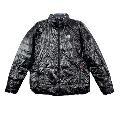 The North Face Summit Series Puffer Jacket Womens XL Black Full Zip Camp Outdoor