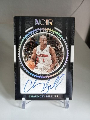 Chauncey Billups On-card Auto 2023-24 Panini Noir
