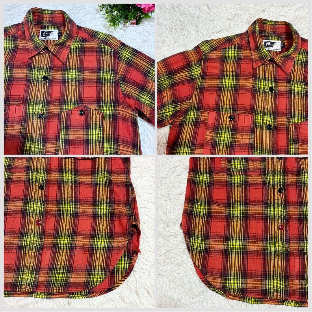 Engineered Garments Ombre Check Pattern Flannel S… - image 4